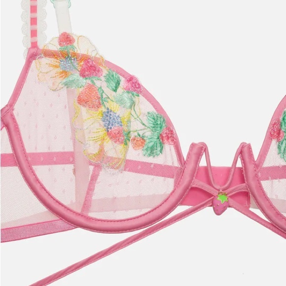 For Love & Lemons Berry Patch Underwire Bra - Picture 5 of 12